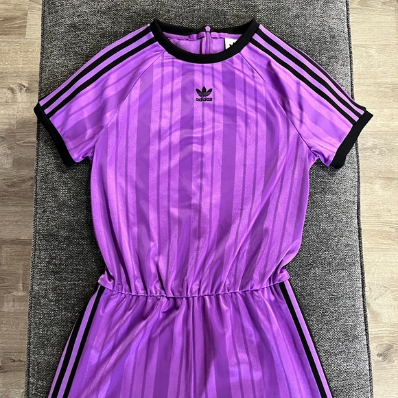 Addidas purple/black jumpsuit - Picture 1 of 2